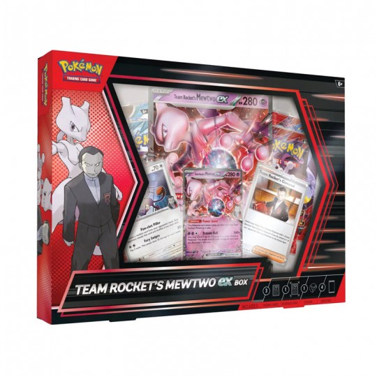 Pokémon : Coffret EV10 Rivalités Destinées - Mewtwo-EX de la Team Rocket Pokémon - 1