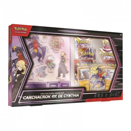 Pokémon : Coffret Collection Premium - Carchacrok-EX de Cynthia Pokémon - 1