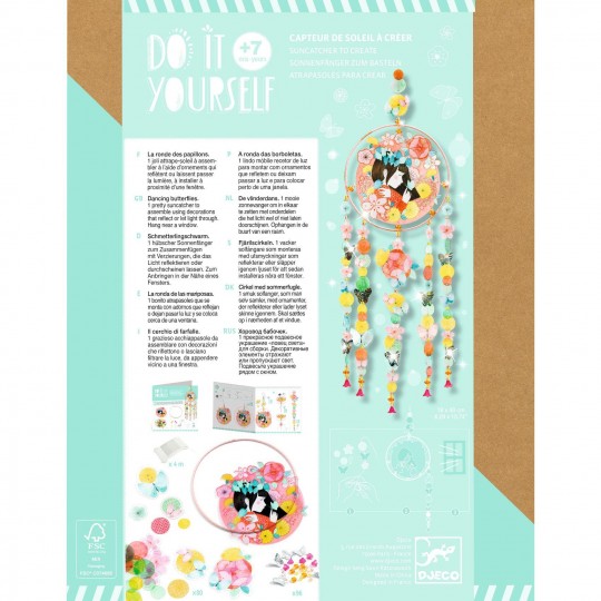 Capteur de soleil à créer DIY : La ronde des papillons - Djeco Djeco - 5