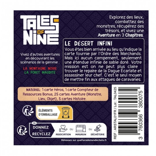 Tales of Nine 3 : Le Désert Infini Arkham Society - 3