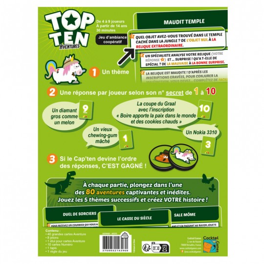 Top Ten Aventures Cocktail Games - 2