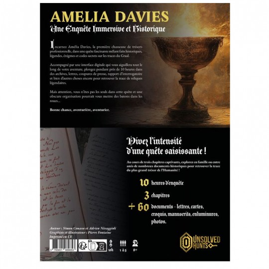 AMELIA DAVIES - La quête du Graal Unsolved Enigmas - 2