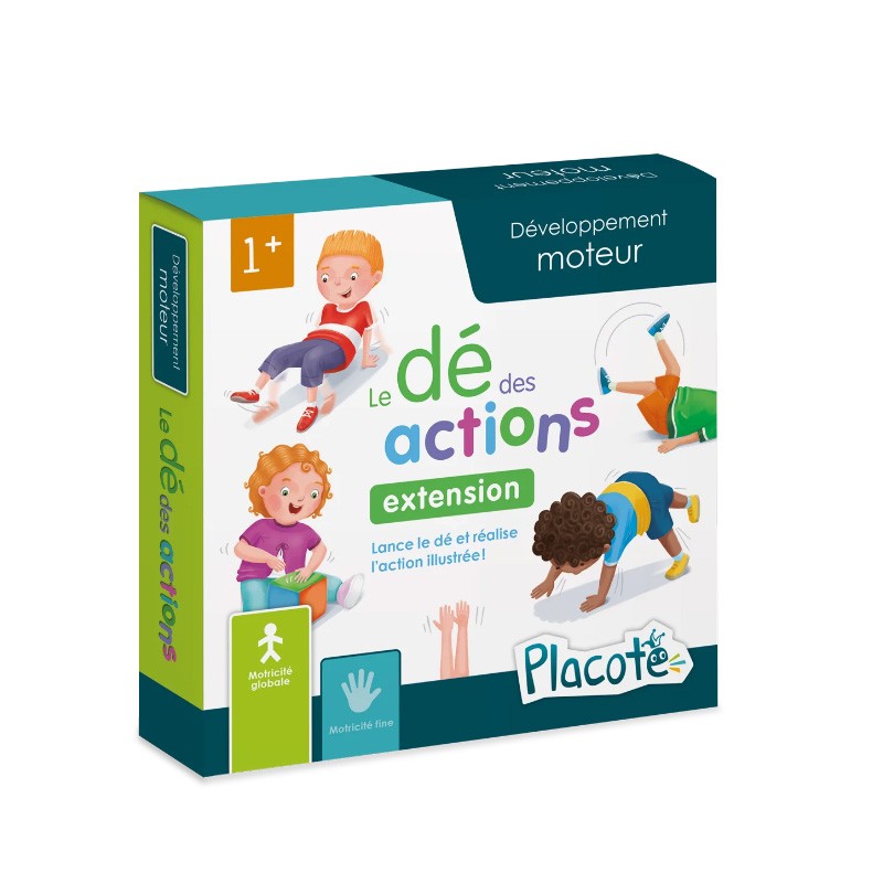 Boite de Le dé des actions - Placote