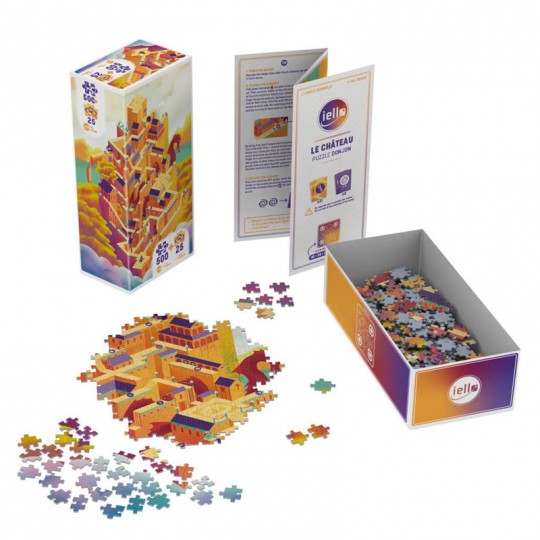 Puzzle PLAY Donjon 500 pcs : Château iello - 1