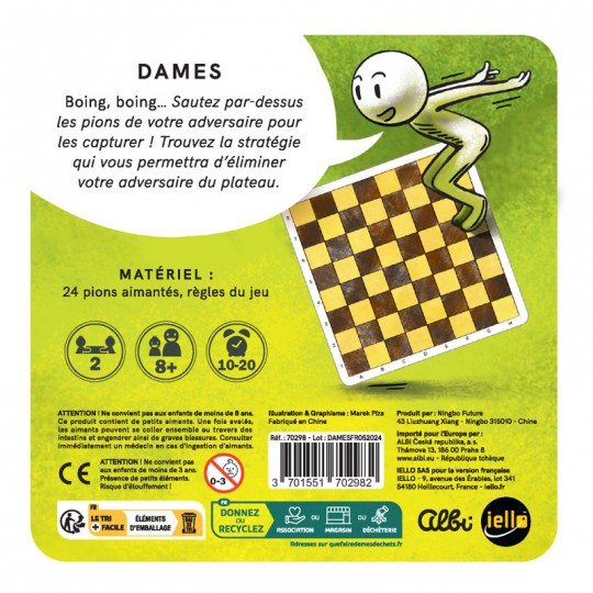 Jeu de voyage magnétique Dames Albi - 2