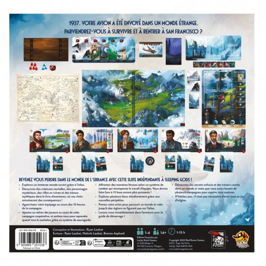 SLEEPING GODS - Distant Skies Deluxe Lucky Duck Games - 2