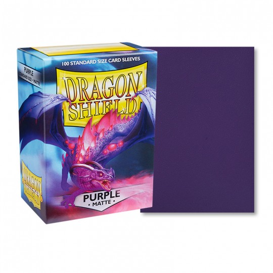 100 Dragon Shield Matte : Purple Dragon Shield - 1