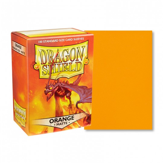 100 Dragon Shield Matte : Orange Dragon Shield - 1