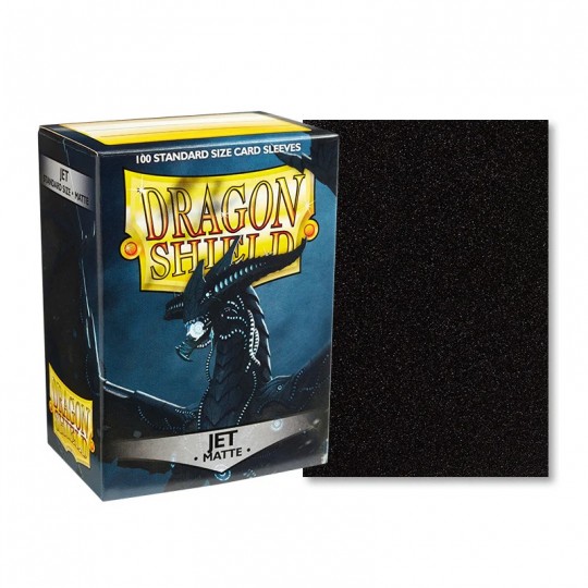 100 Dragon Shield Matte : Jet Dragon Shield - 1