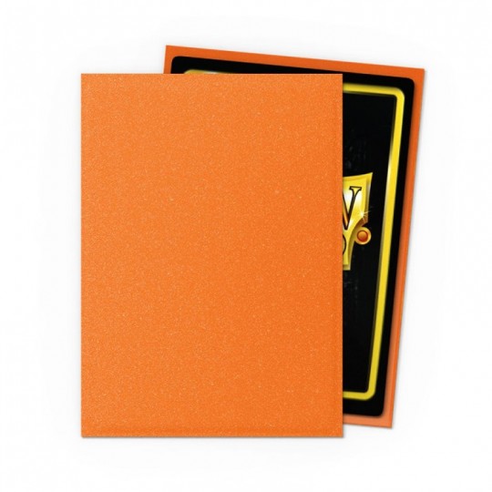 100 Dragon Shield Matte : Amber Dragon Shield - 1