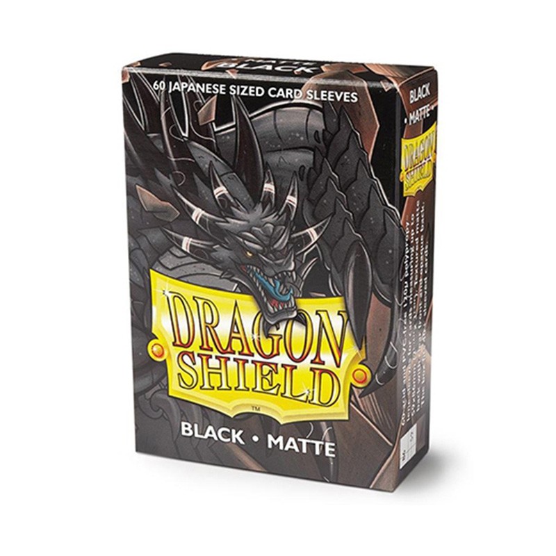Boite de 60 Dragon Shield Matte Japanese : Sleeves Black