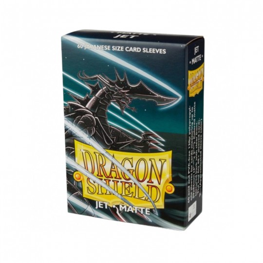 60 Dragon Shield Matte Japanese : Sleeves Jet Dragon Shield - 1