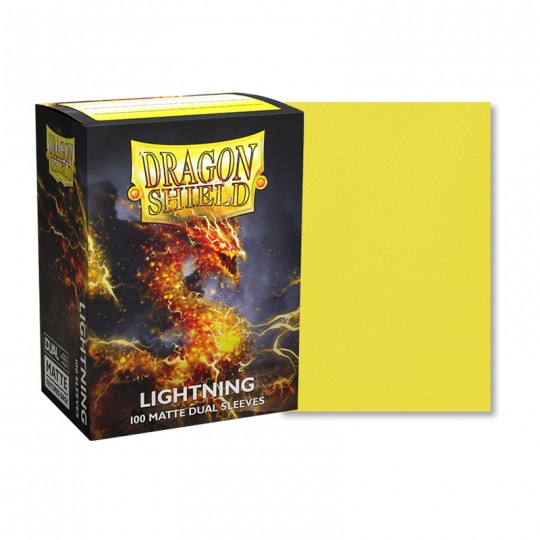 100 Dragon Shield Dual Matte : Lightning Ailia Dragon Shield - 1