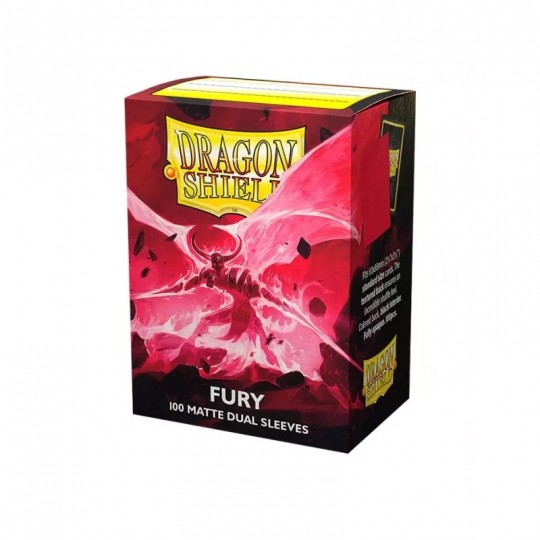 100 Dragon Shield Dual Matte : Fury Dragon Shield - 2