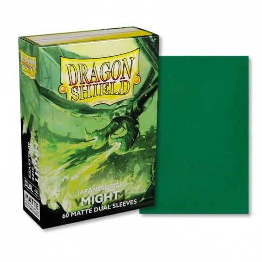60 Dragon Shield Japanese Dual Matte : Might Dragon Shield - 1