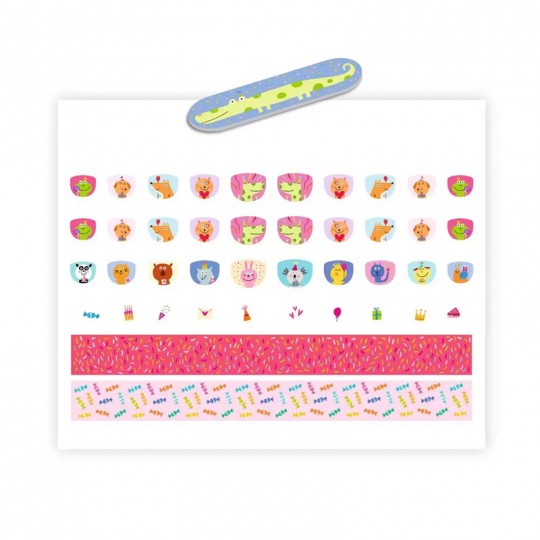 120 Nails Stickers Joyeux anniversaire ! - Djeco Djeco - 1