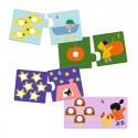 Puzzle duo 12x2 pcs Premiers chiffres - Djeco Djeco - 2 Puzzle duo 12x2 pcs Premiers chiffres - Djeco Djeco - 2