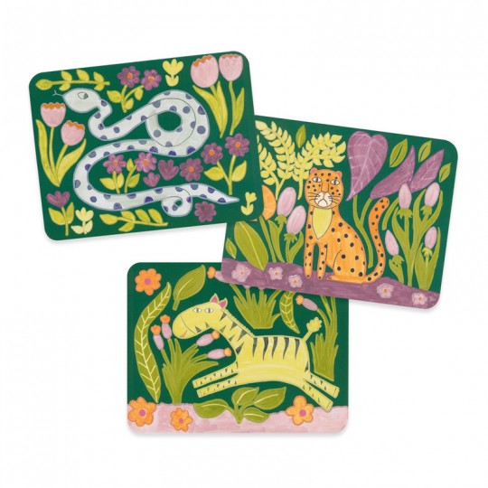 Coffret Peinture à la palette : Les Sauvages - Djeco Djeco - 2