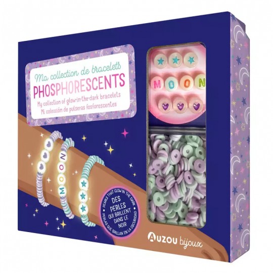 Mon superbe bijou : Ma collection de bracelets phosphorescents - Auzou Auzou - 1