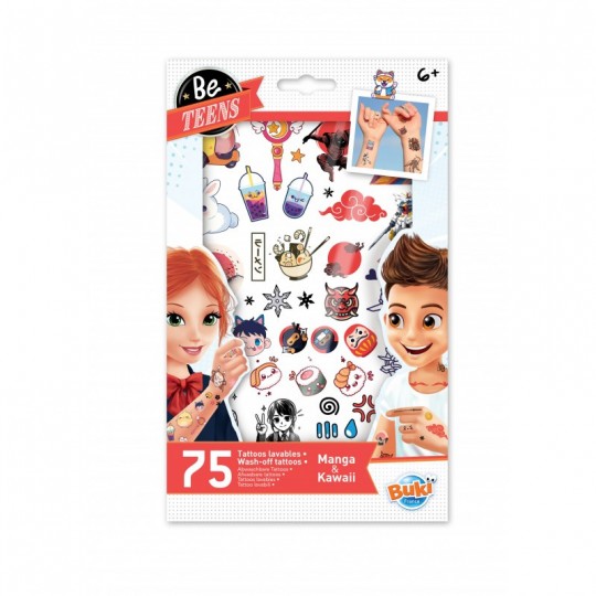 75 tattos Lavables Manga - Buki Buki France - 1
