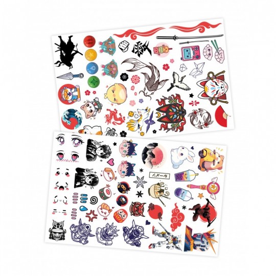 75 tattos Lavables Manga - Buki Buki France - 2