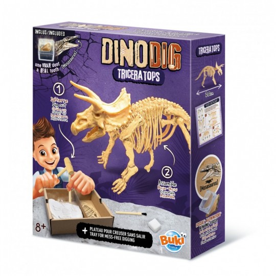 Dino Kit : Tricératops - Buki Buki France - 2