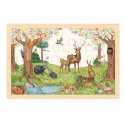 Puzzle 24 pcs en bois Dans la clairière - Goki Goki - 1 Puzzle 24 pcs en bois Dans la clairière - Goki Goki - 1