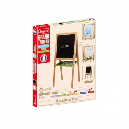 Grand Tableau multifonctions en bois avec fonction Dessin - Jeujura Jeujura - 1