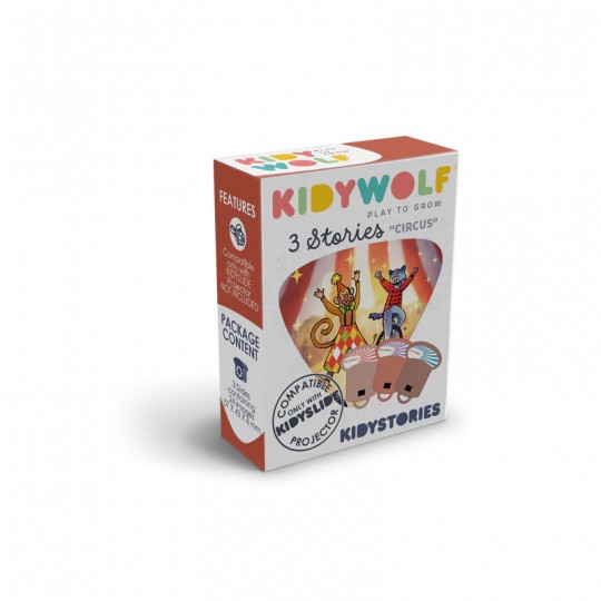 KIDYSTORIES 3 histoires "Cirque" pour kidyslide - Kidywolf Kidywolf - 1