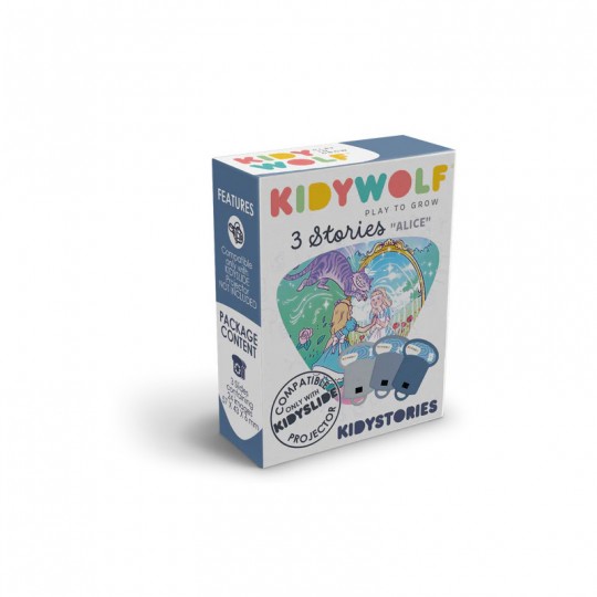 KIDYSTORIES 3 histoires "Alice au pays des merveilles" pour kidyslide - Kidywolf Kidywolf - 2