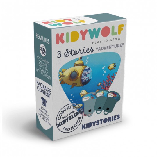 KIDYSTORIES 3 histoires "Aventures" pour kidyslide - Kidywolf Kidywolf - 1