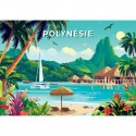 Puzzles 1000 pcs Polynésie française - Calypto Calypto - 1 Puzzles 1000 pcs Polynésie française - Calypto Calypto - 1
