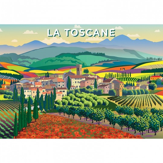 Puzzles 1000 pcs Paysage de Toscane - Calypto Calypto - 1