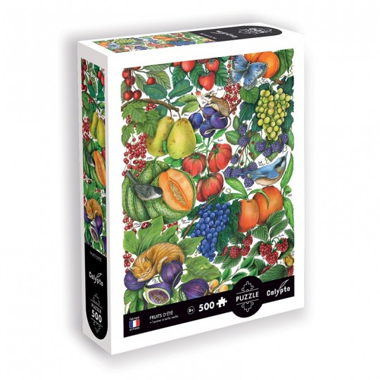 Puzzle 500 pcs Les Fruits d'Eté - Calypto Calypto - 1