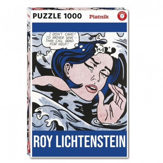 Puzzle 1000 pcs Roy Lichtenstein, Drowning Girl - Piatnik Piatnik - 1