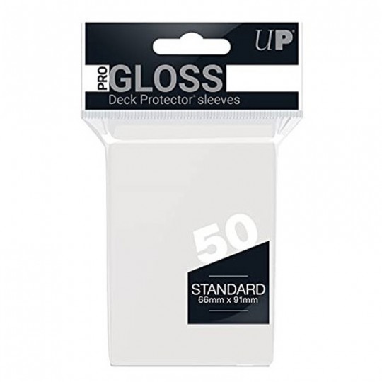 Ultra PRO : 50 sleeves Standard Blanc Ultra.PRO - 1