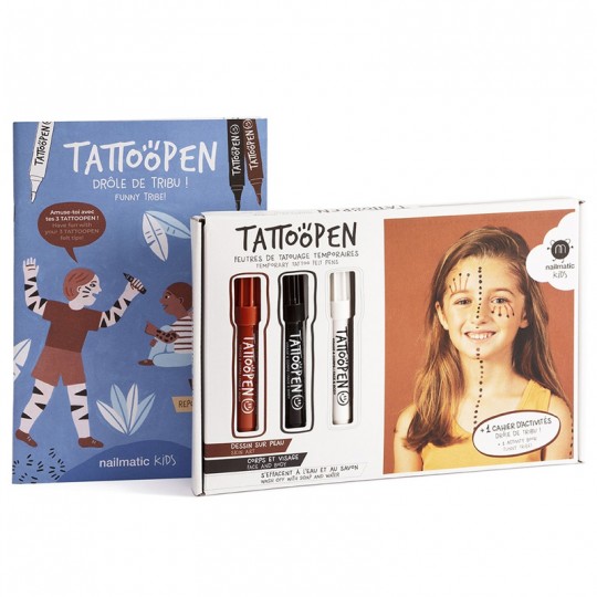 Coffret TATTOOPEN - Drôle de tribu Nailmatic - 1