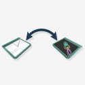 Kidydraw Pro - tablette lumineuse verte A4 transportable Nespart - 3 Kidydraw Pro - tablette lumineuse verte A4 transportable Nespart - 3