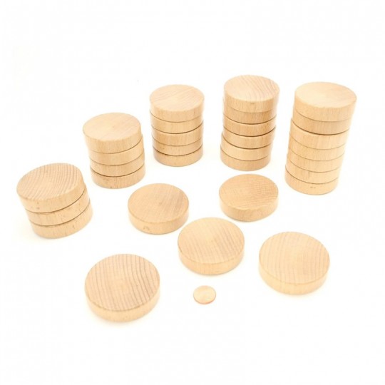 Set de 30 palets Billard Hollandais Compétition 52mm - HOT Games Hot Games - 1