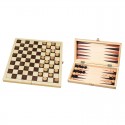 Coffret Dames/Backgammon 29cm imprimé - HOT Games Hot Games - 1 Coffret Dames/Backgammon 29cm imprimé - HOT Games Hot Games - 1