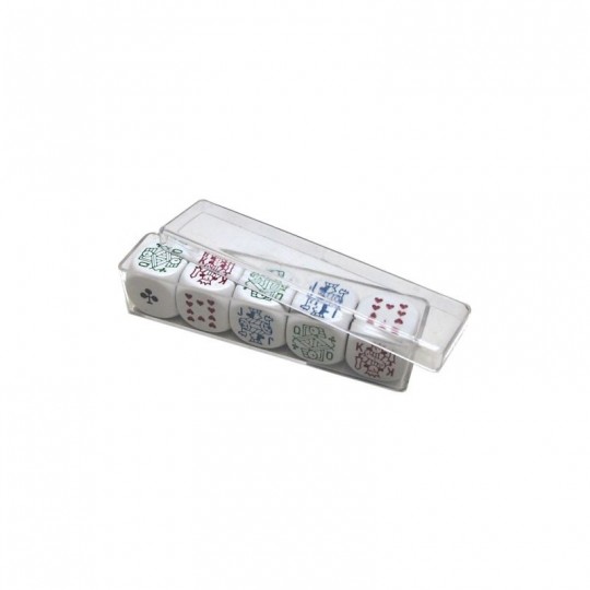 Boite 5 Dés de Poker 18mm - HOT Games Hot Games - 1