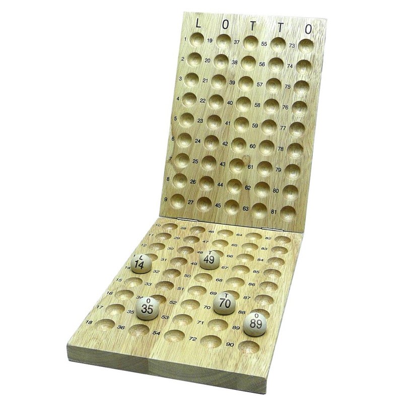 Boite de Tableau contrôle petit Lotto 90 boules 20mm - HOT Games