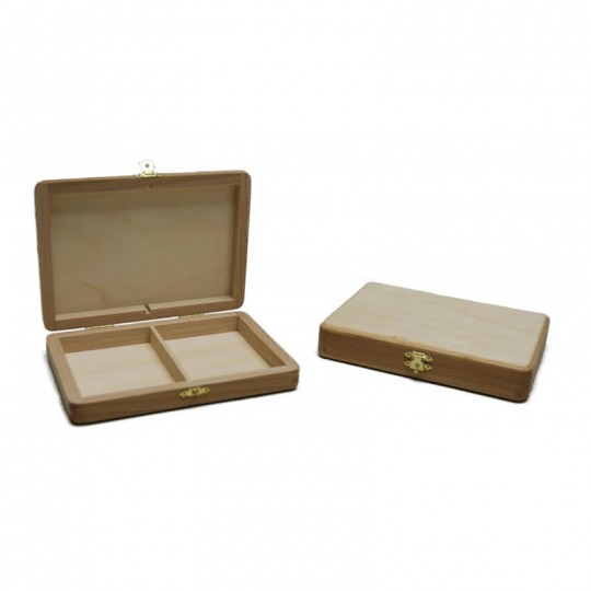 Cassette en bois naturel pour 2 jeux cartes - HOT Games Hot Games - 1