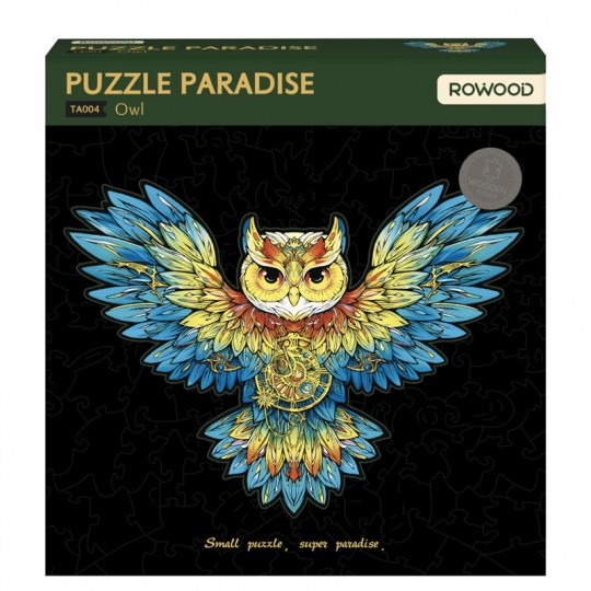 Puzzle Paradise Owl en bois 200 pcs - ROWOOD RoWood - 1