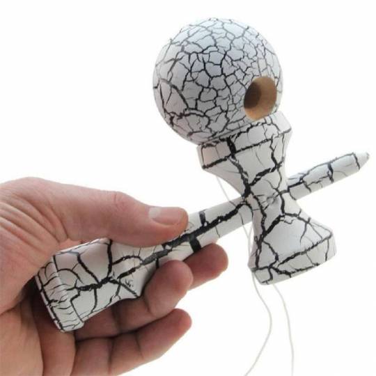 Kendama Crackle Blanc - Boule 6 cm Loisirs Nouveaux - 2