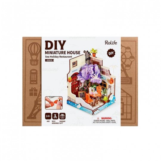 Sea Holiday Restaurant - Miniature 3D DIY Rolife Rolife - 2
