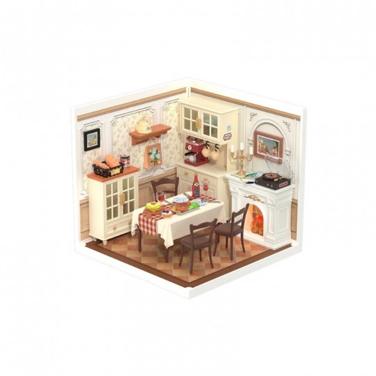 Warm Dining Room - Miniature 3D DIY Rolife Rolife - 1