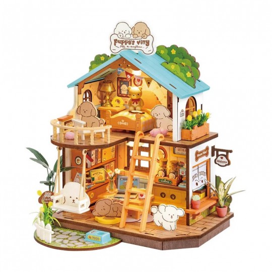 Puppys Cozy Villa - Miniature 3D DIY Rolife Rolife - 2
