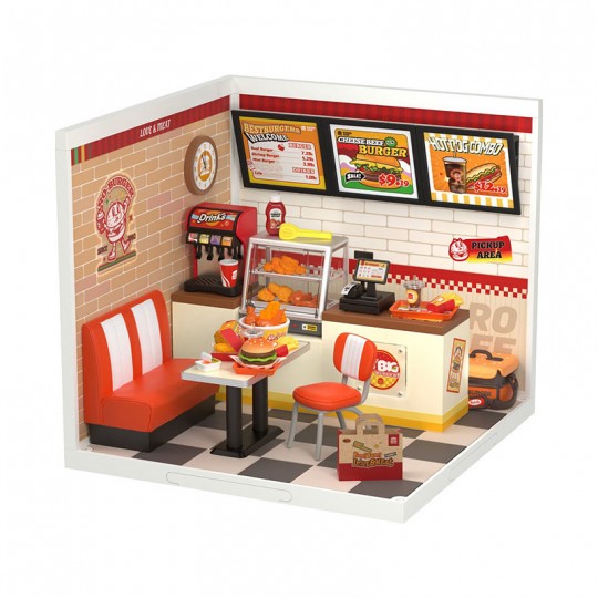 Yum Yum Burgers - Miniature 3D DIY Rolife Rolife - 1