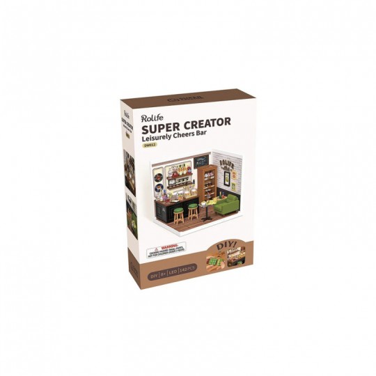 Leisurely Cheers Bar - Miniature 3D DIY Rolife Rolife - 1